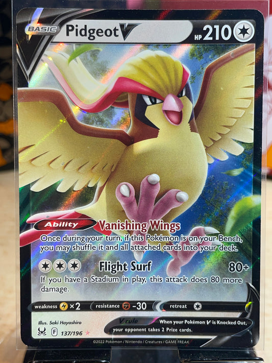 2022 Pidgeot V #137 Lost Origin