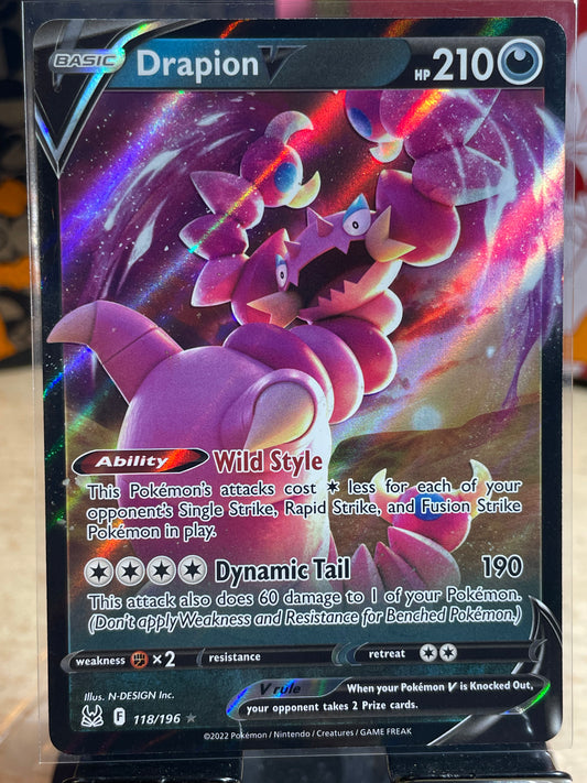 2022 Drapion V #118 Lost Origin