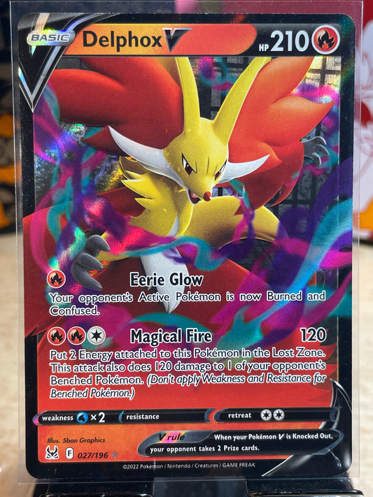 2022 Delphox V #27 Lost Origin