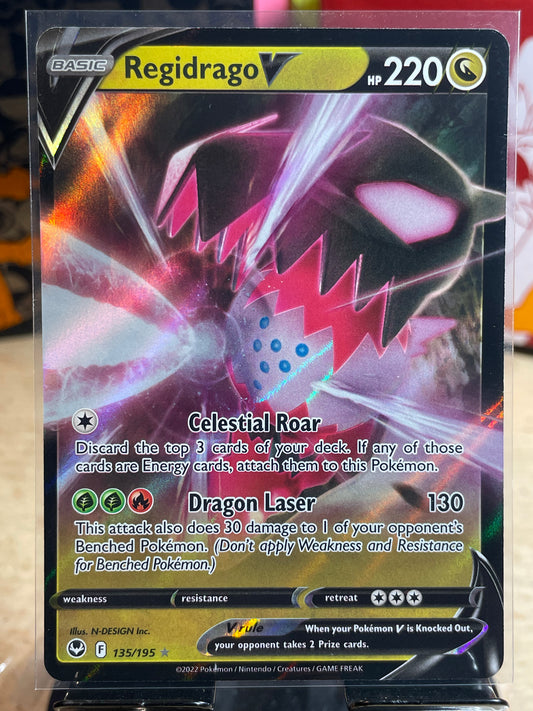 2022 Regidrago V #135 Silver Tempest