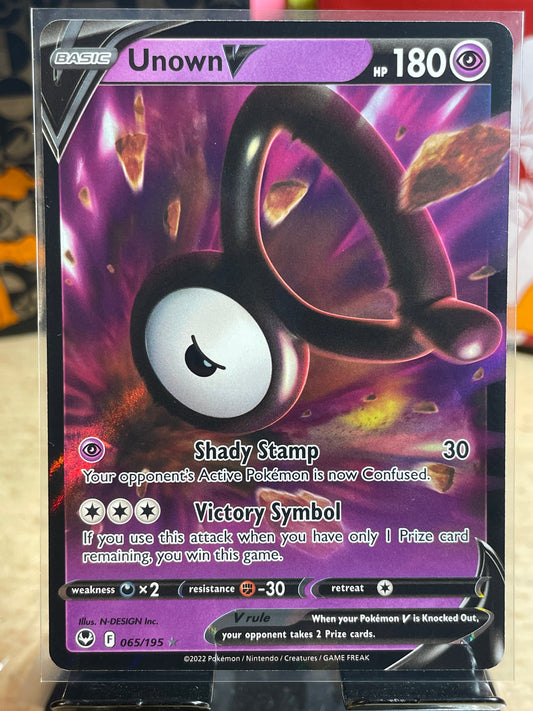 2021 Unown V #65 Silver Tempest