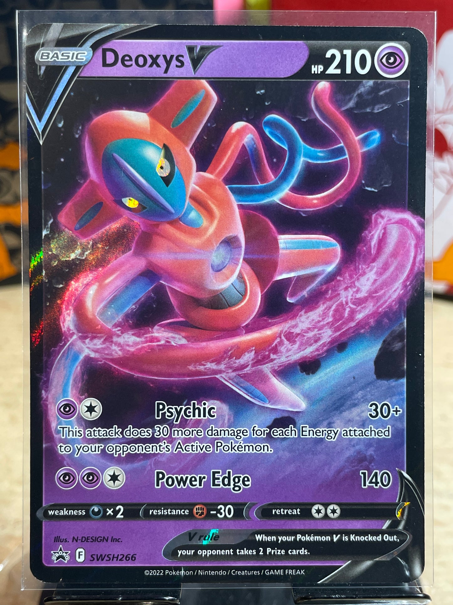 2022 Deoxys V #SWSH266 Promo