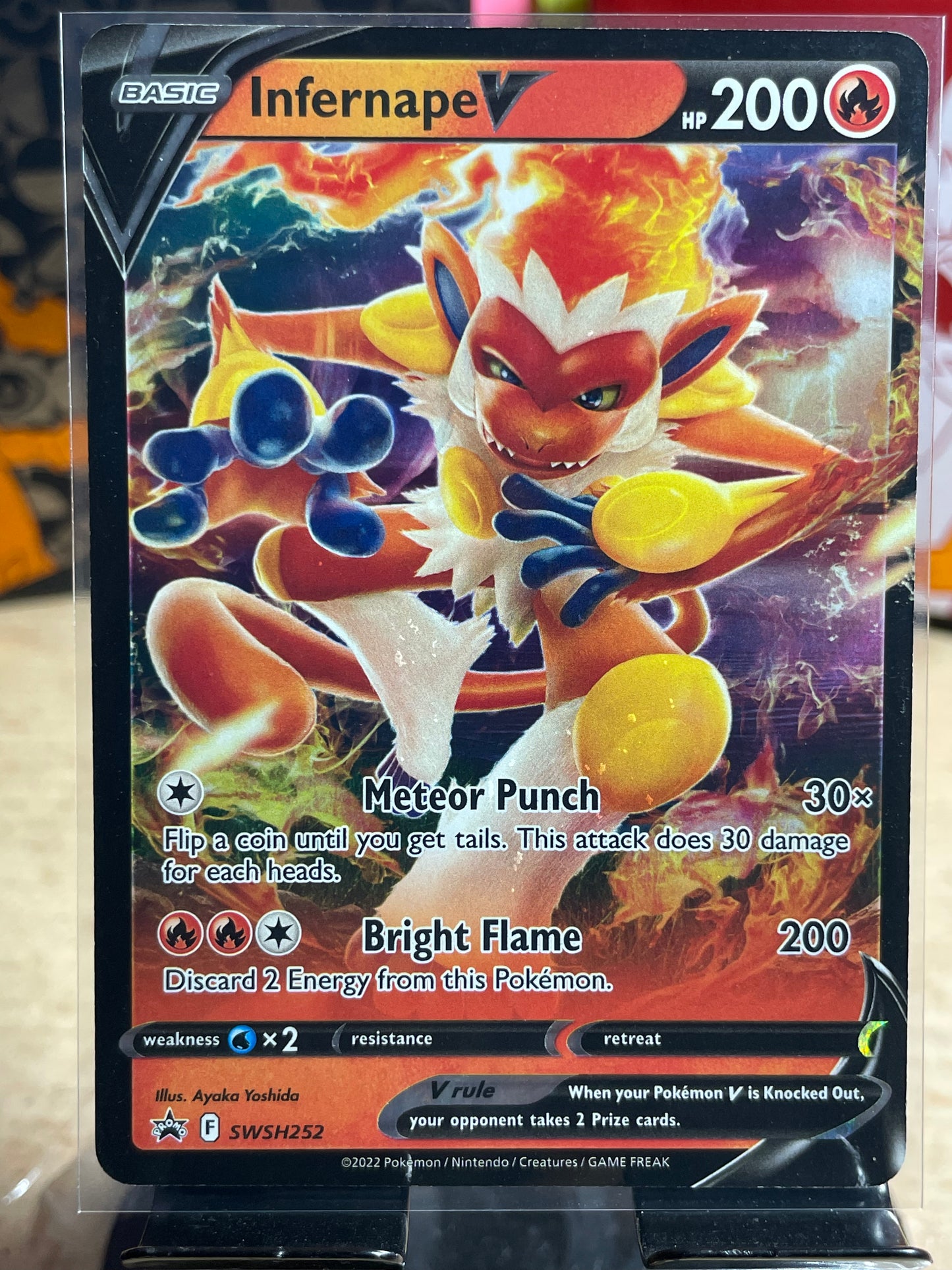 2022 Infernape V #SWSH252 Promo