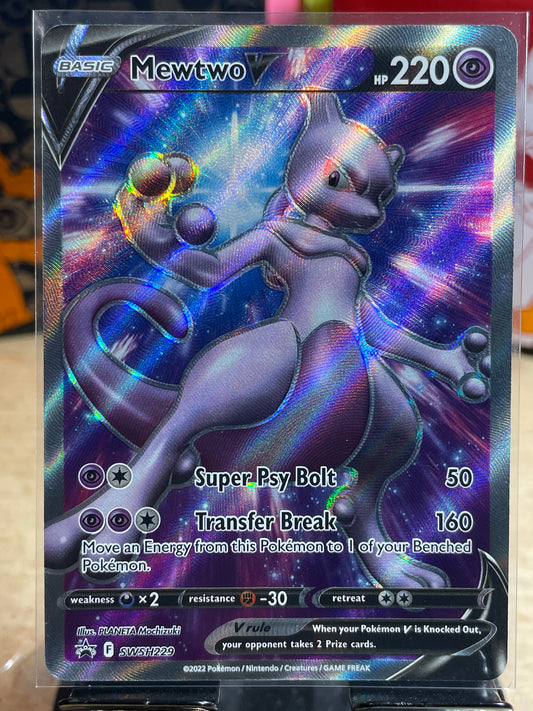 2022 Mewtwo V #SWSH229 Promo