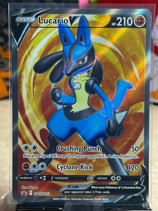 2022 Lucario V #SWSH213 Promo