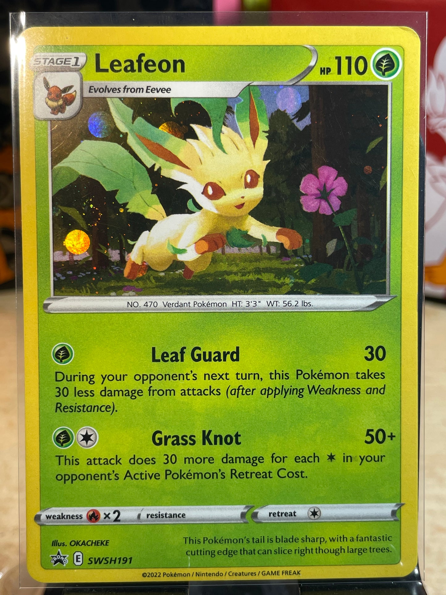 2022 Leafeon #SWSH191 Promo