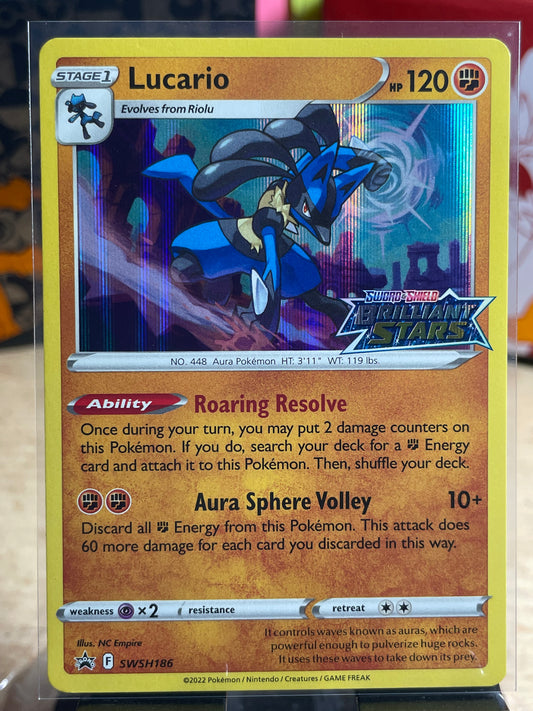 2022 Lucario #SWSH186 Promo