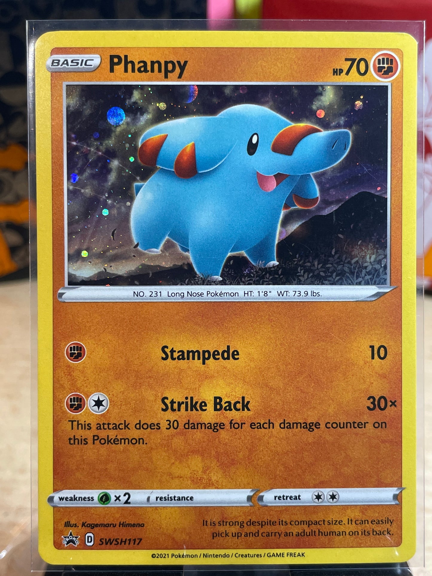 2021 Phanpy #SWSH117 Promo