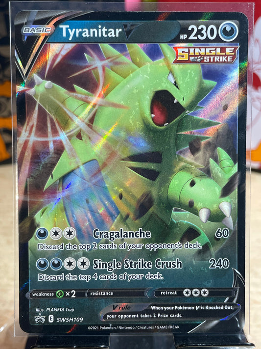 2021 Tyranitar V #SWSH109 Promo