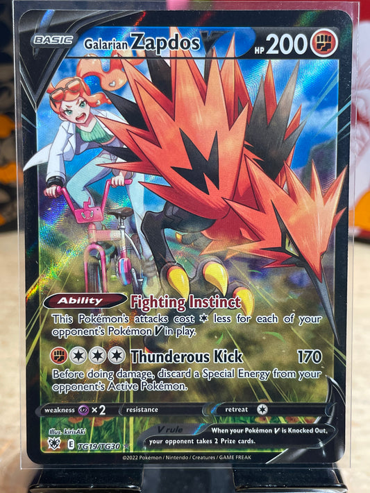 2022 Galarian Zapdos V #TG19 Astral Radiance