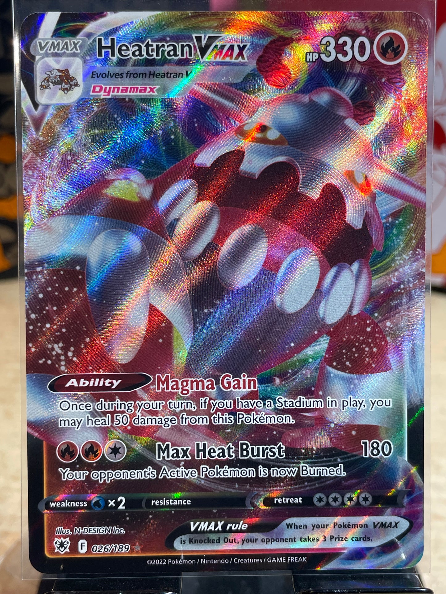 2022 Heatran VMAX #26 Astral Radiance
