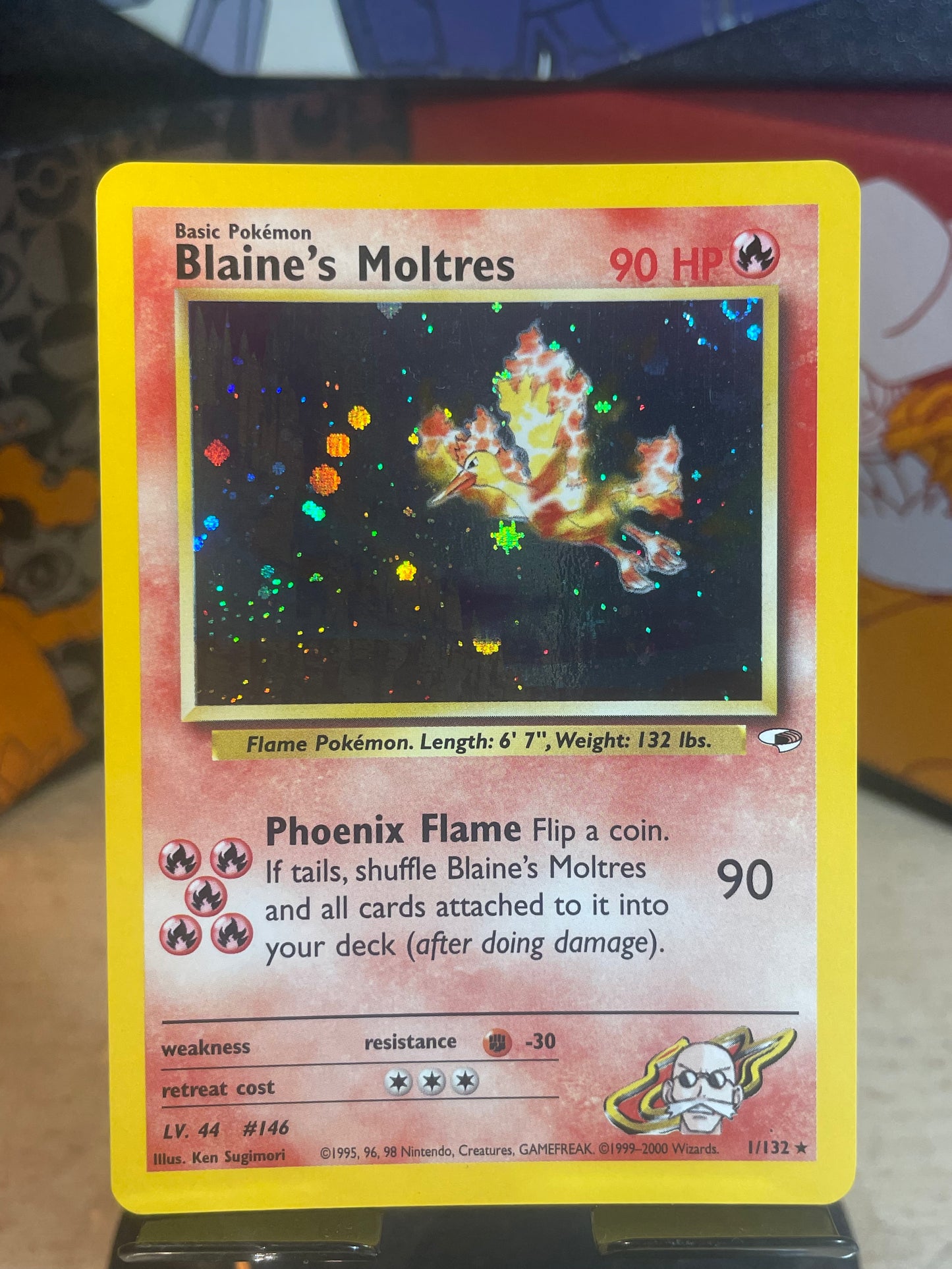 2000 Blaine's Moltres #1 Gym Heroes [NM-]