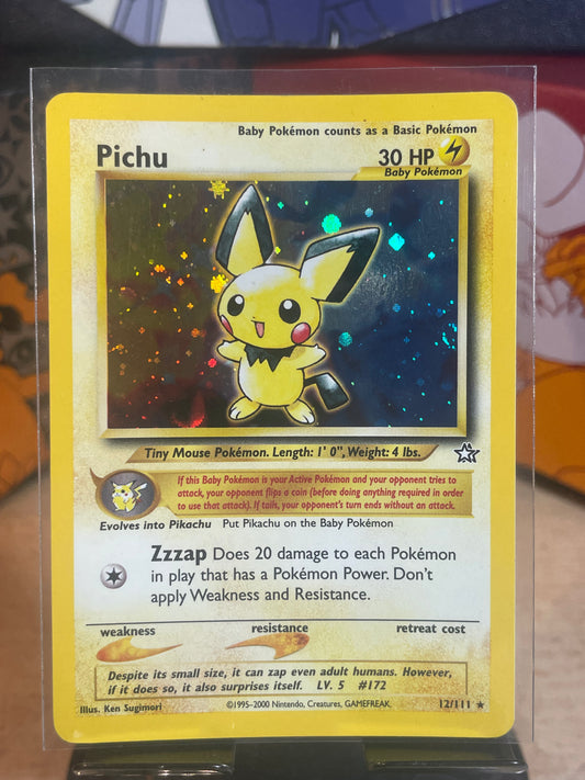 2000 Pichu #12 Neo Genesis [LP]