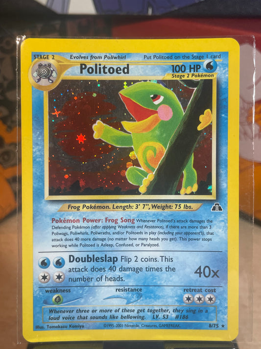 2001 Politoed #8 Neo Destiny [NM-]