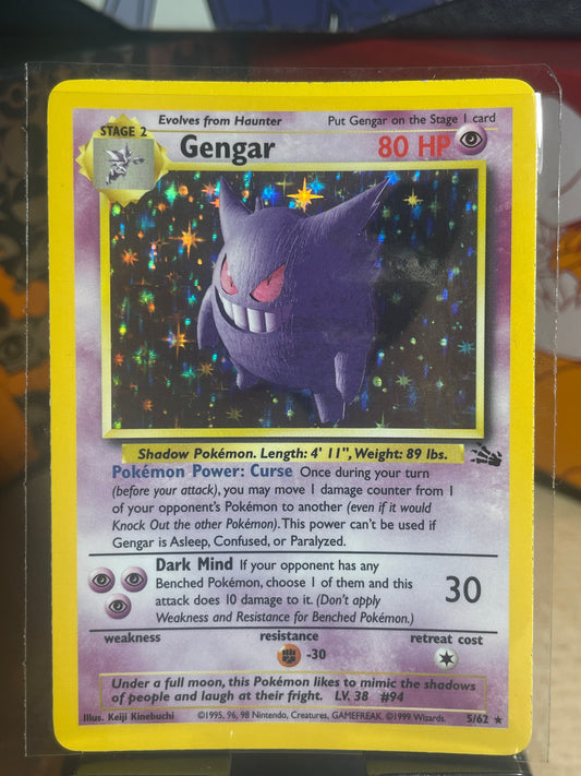 1999 Gengar #5 Fossil [NM-]