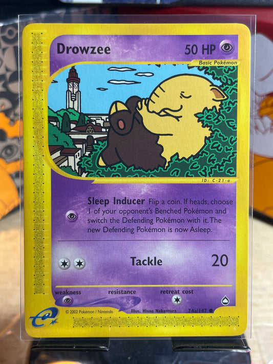 2002 Drowzee #74a Aquapolis [NM]