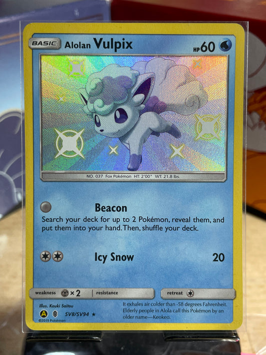 2019 Alolan Vulpix #SV8 Hidden Fates