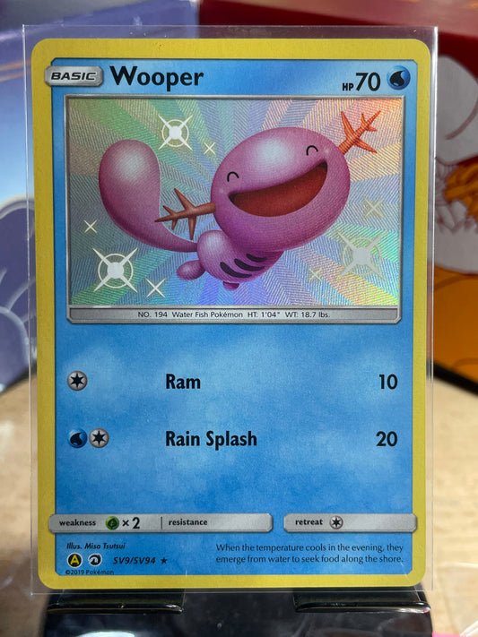 2019 Wooper #SV9 Hidden Fates