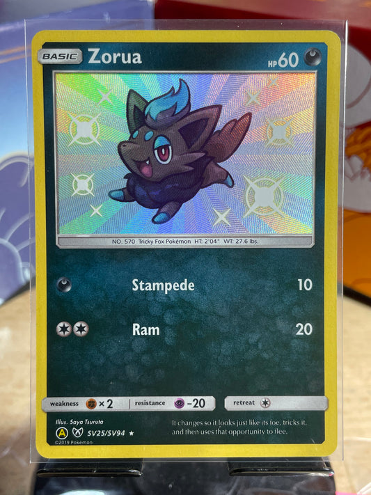 2019 Zorua #SV25 Hidden Fates