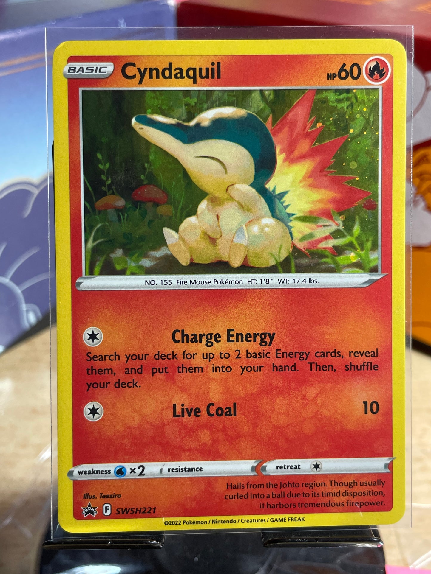 2021 Cyndaquil [Holo] #SWSH221 Promo