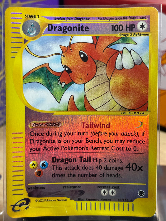 2002 Dragonite [Reverse] #43 Expedition [LP+]