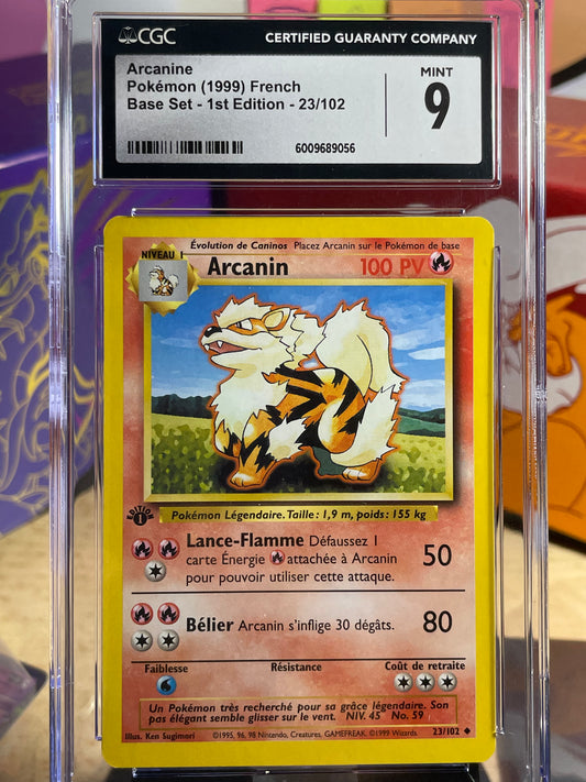 (CGC 9) 1999 Arcanin #23 Base Set – 1st Edition (French)