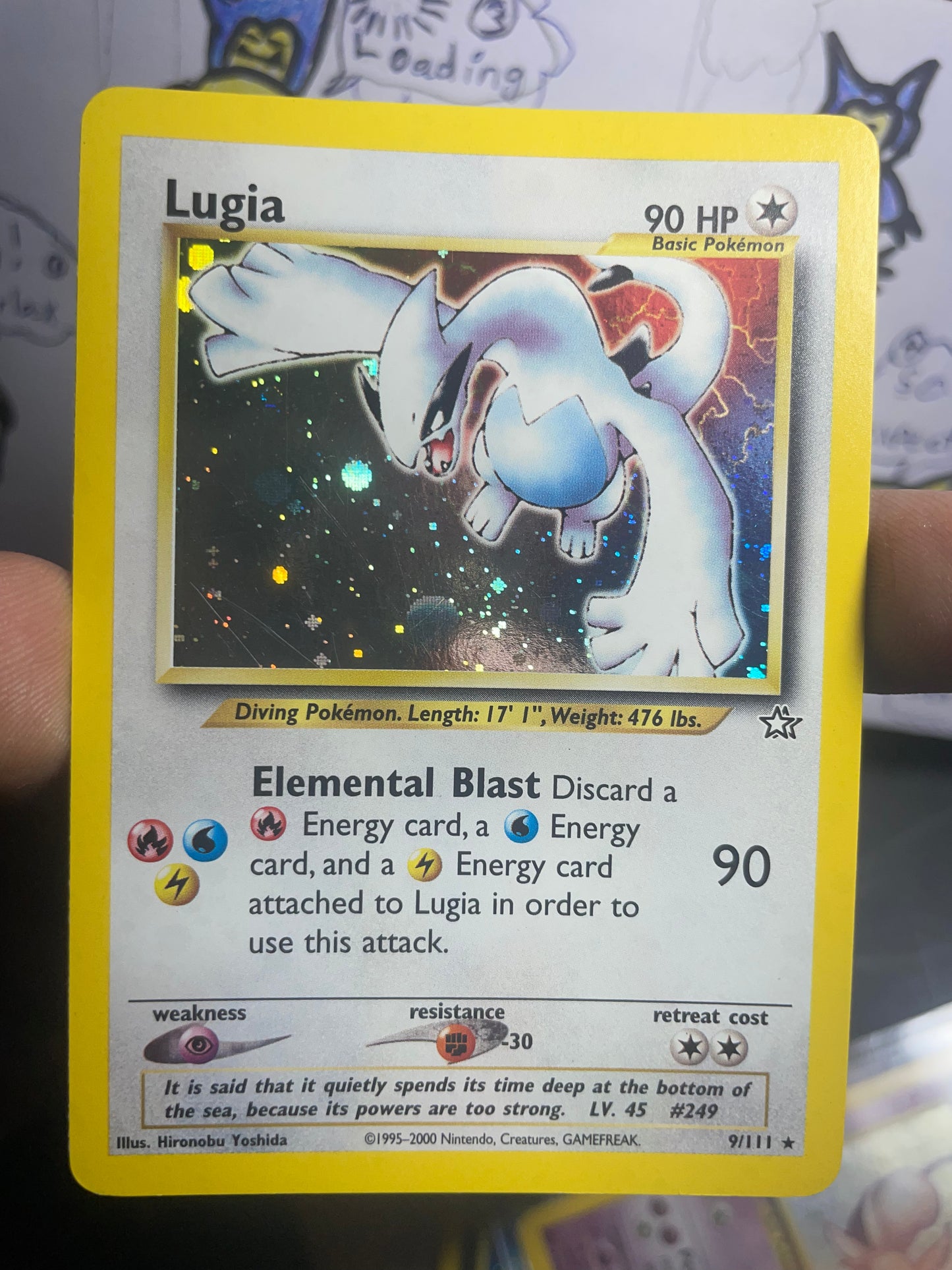 2000 Lugia #9 Neo Genesis [LP]