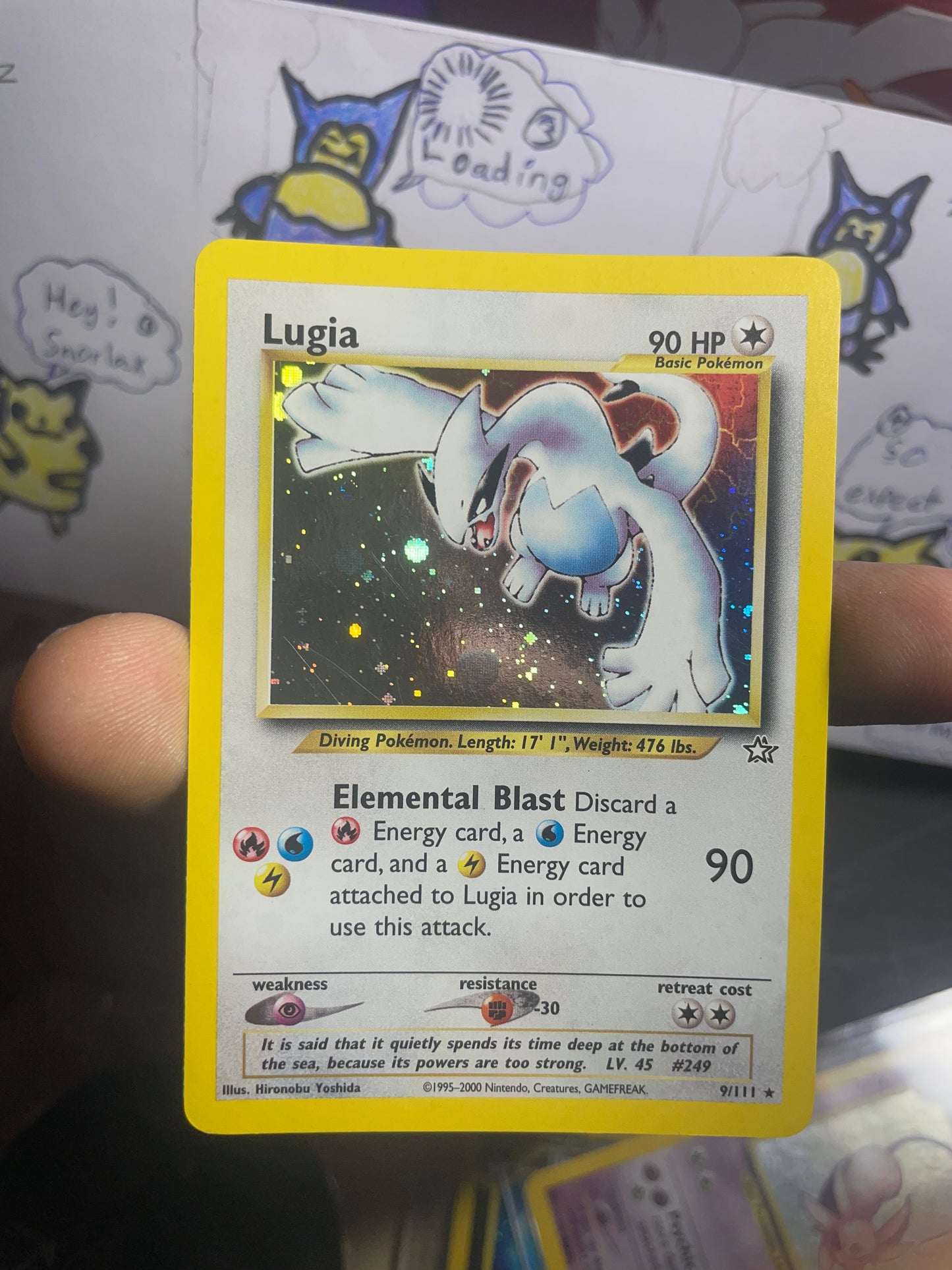 2000 Lugia #9 Neo Genesis [LP]
