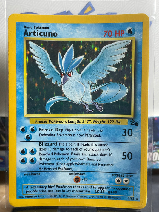 1999 Articuno #2 Fossil [NM-]
