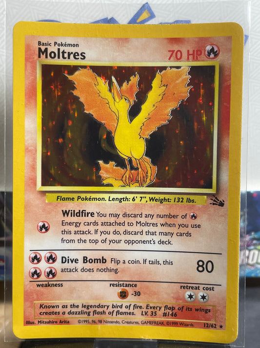 1999 Moltres #12 Fossil [NM]