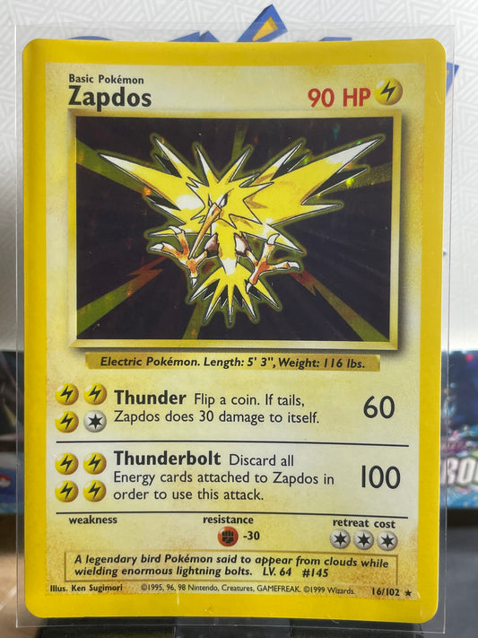 1999 Zapdos #16 Base Set [NM-]