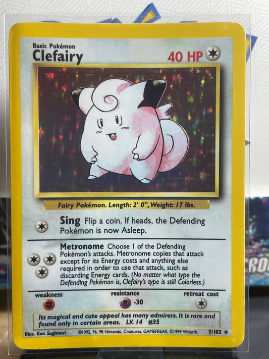 1999 Clefairy #5 Base Set [LP]