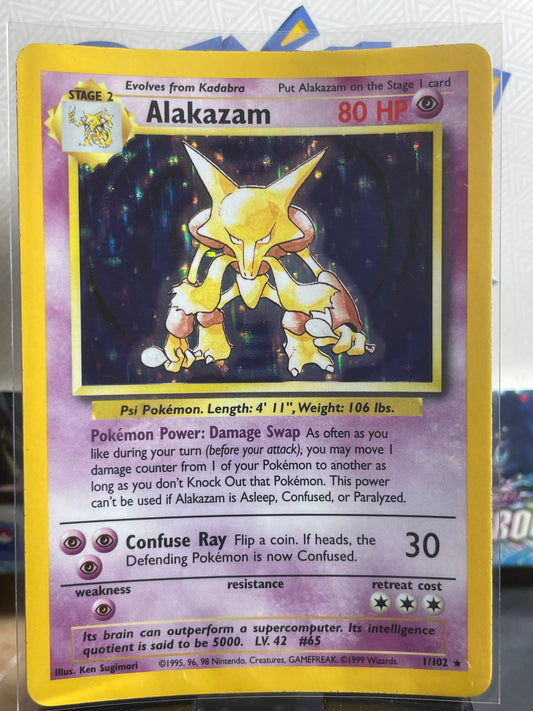 1999 Alakazam #1 Base Set [LP]