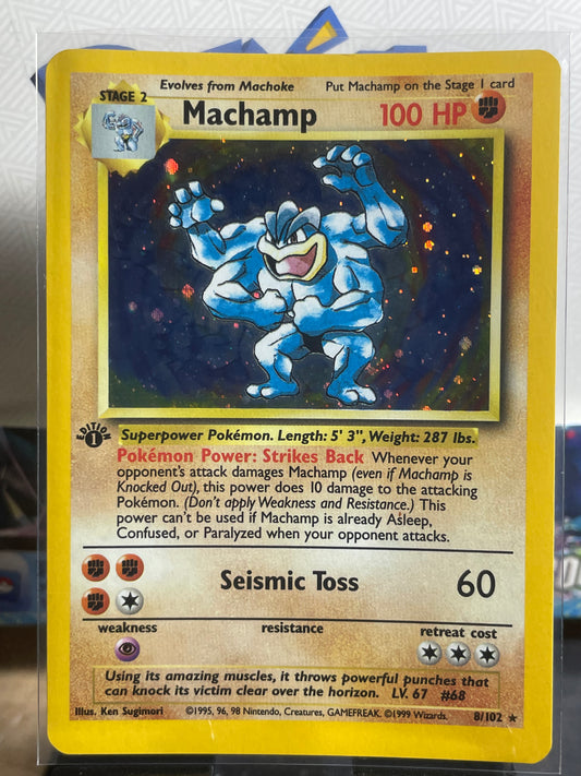 1999 Machamp #8 Base 1st Edition [NM-]