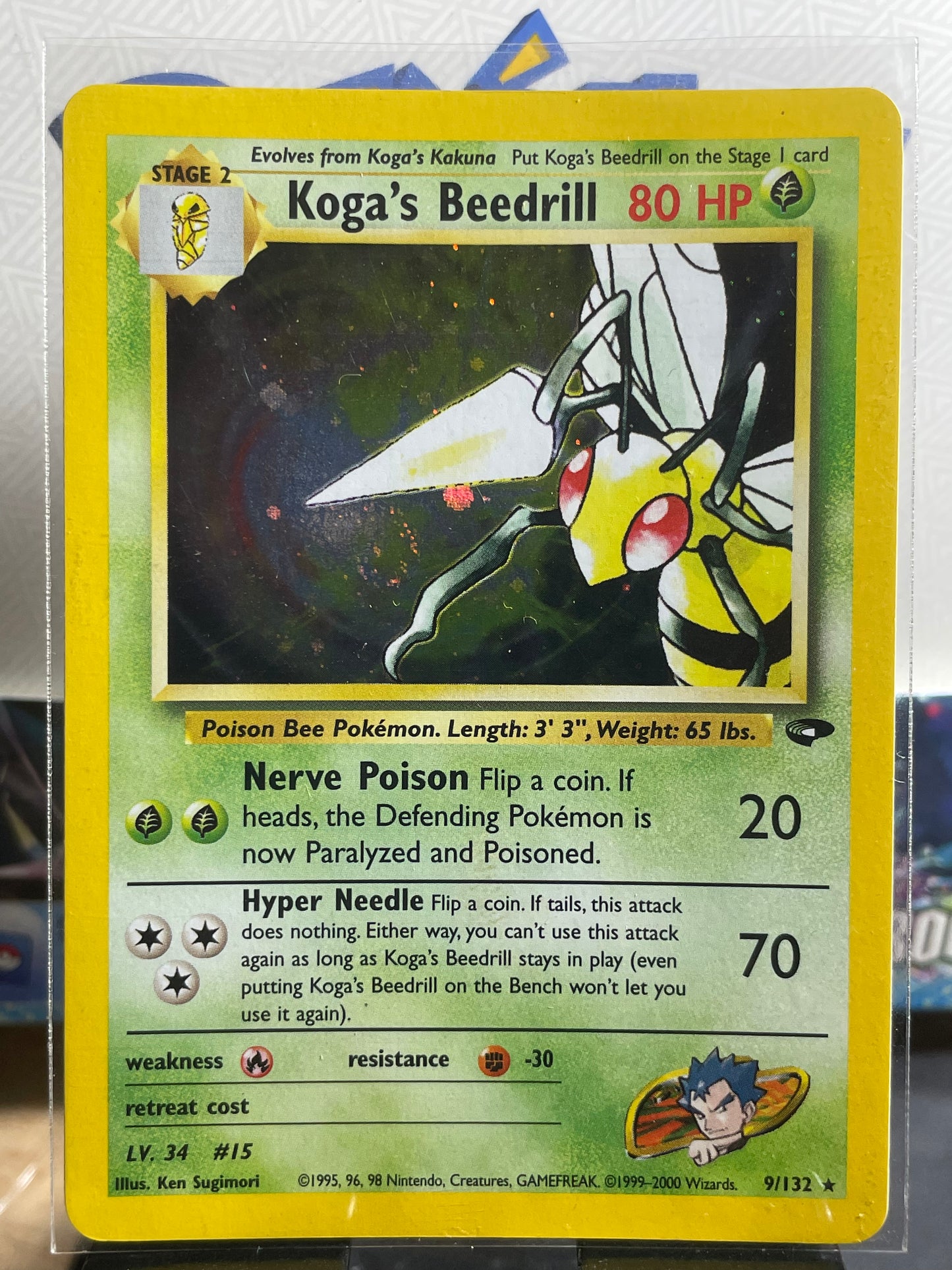2000 Koga's Beedrill #15 Gym Challenge [NM-]