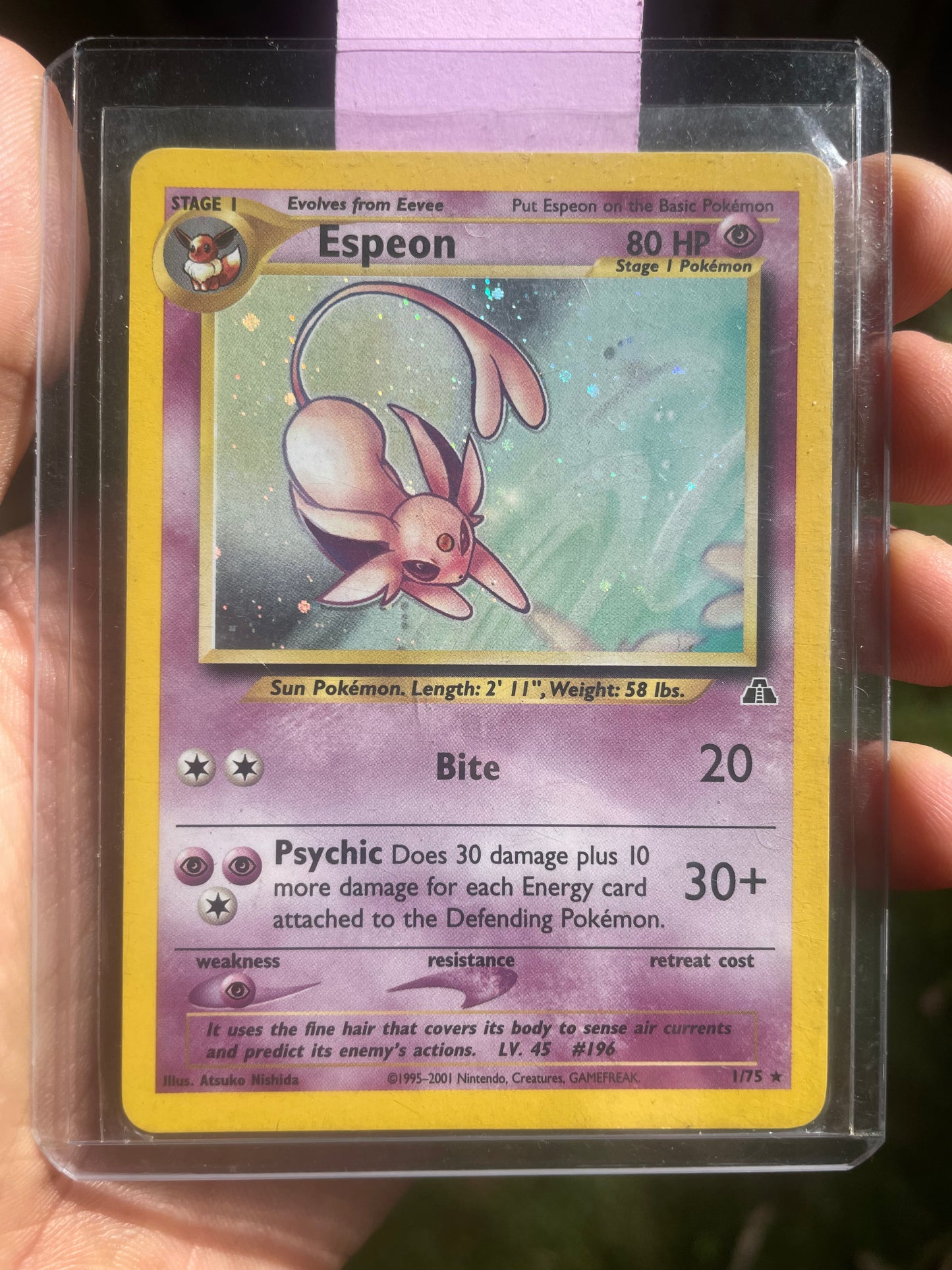 2001 Espeon #1 Neo Destiny [LP/MP]