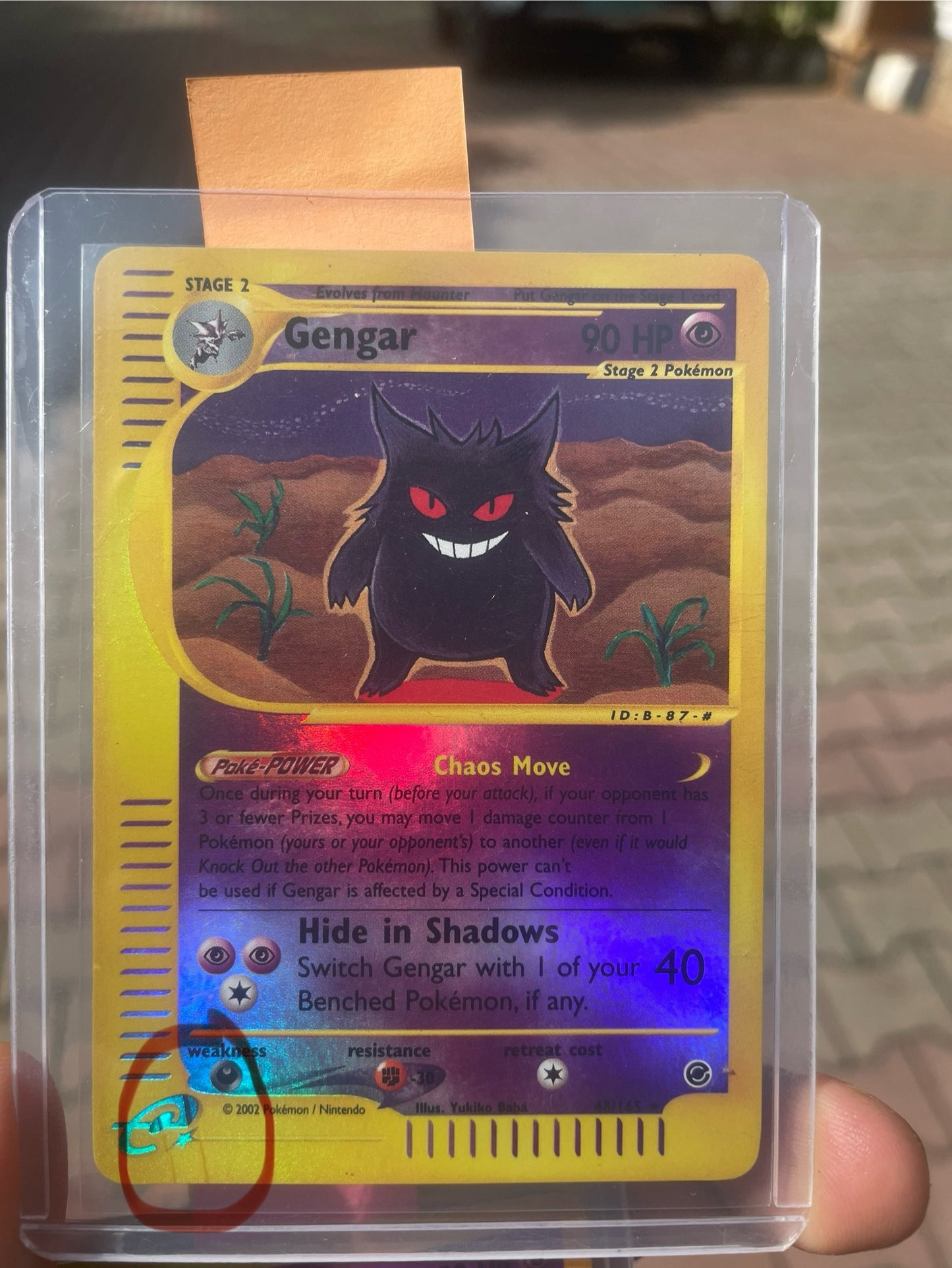 2002 Gengar [Reverse] #48 Expedition [MP/HP]