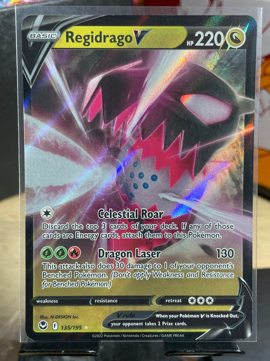 2022 Regidrago V #135 Silver Tempest