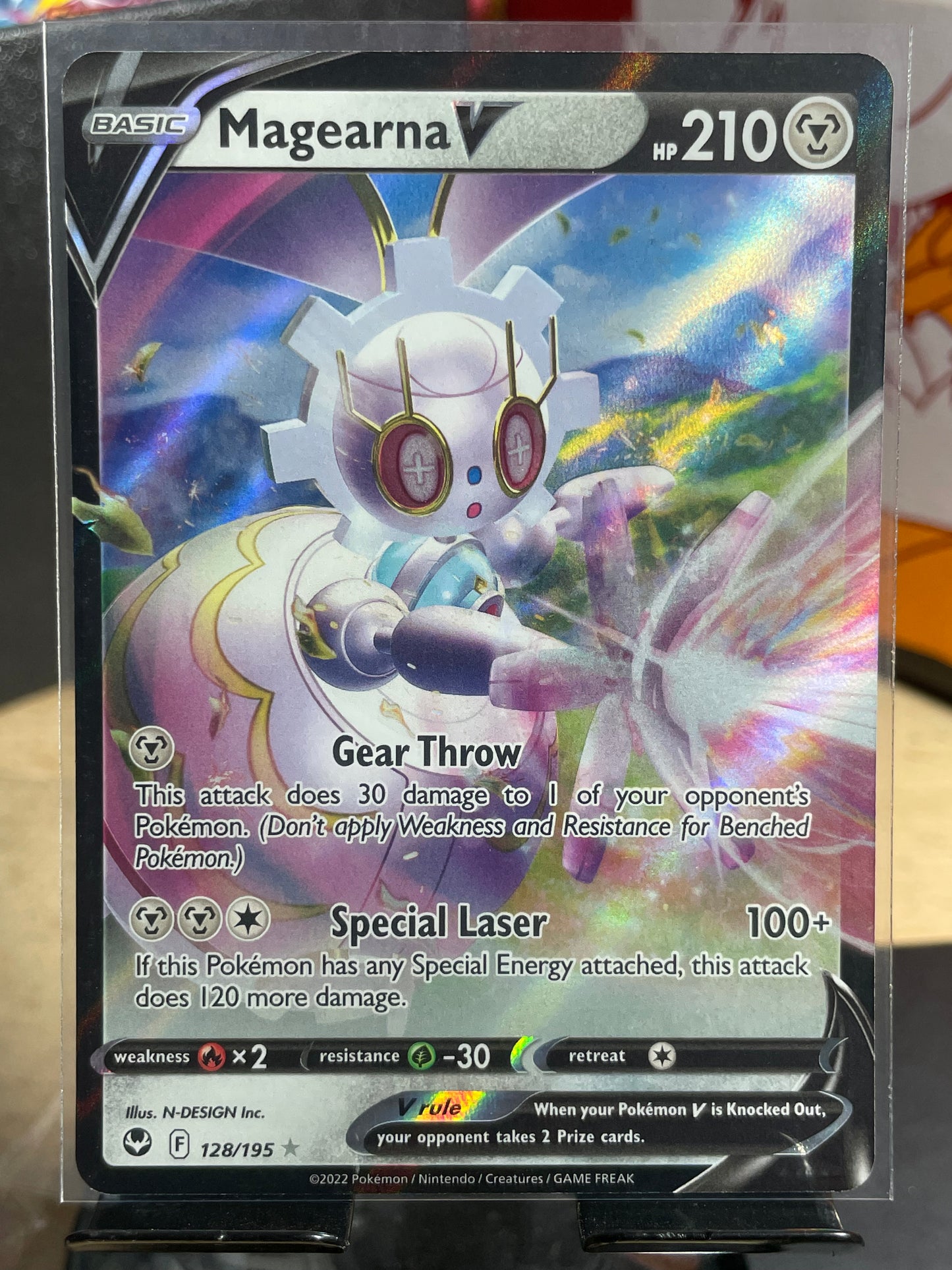 2022 Magearna V #128 Silver Tempest