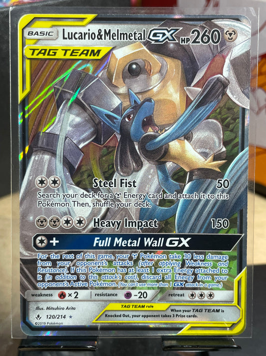 2019 Lucarion & Melmetal GX #120 Unbroken Bonds