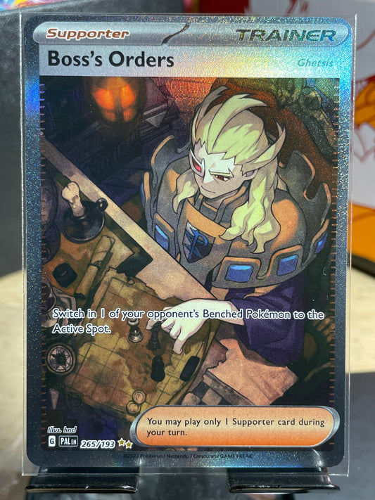 2023 Boss's Orders (Ghetsis) #265 Paldea Evolved