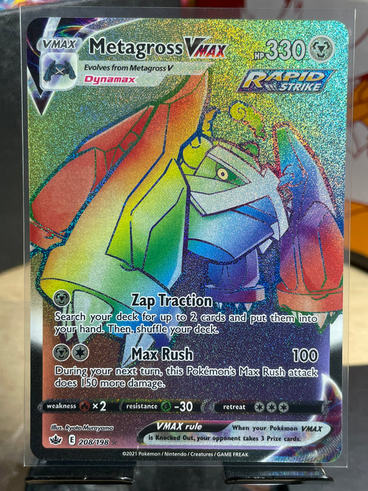 2021 Metagross VMAX #208 Chilling Reign
