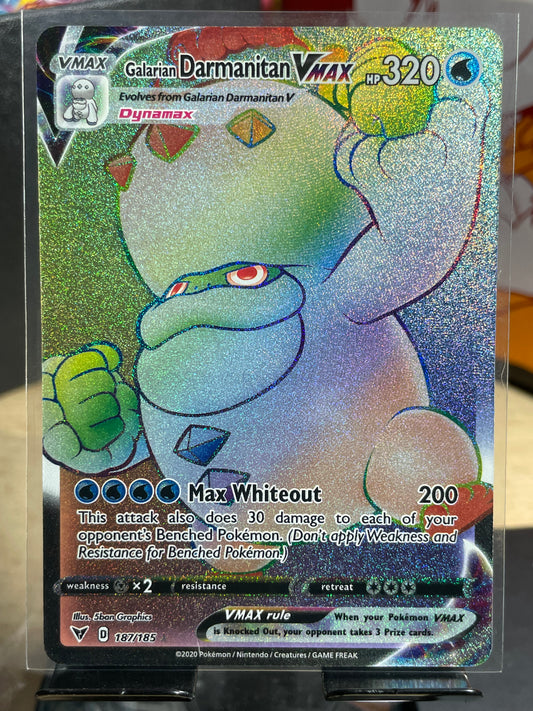 2020 Galarian Darmanitan VMAX #187 Vivid Voltage