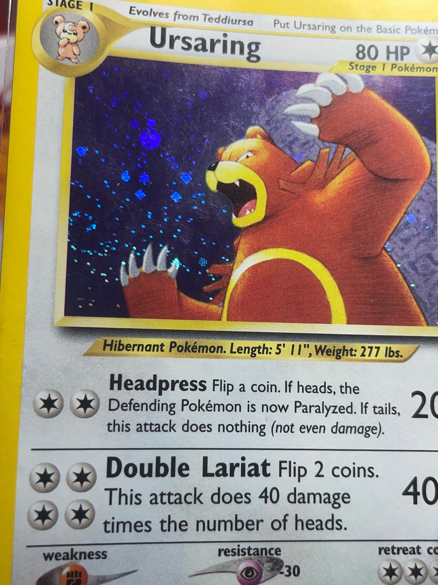 2001 Ursaring #15 Neo Discovery [LP+]