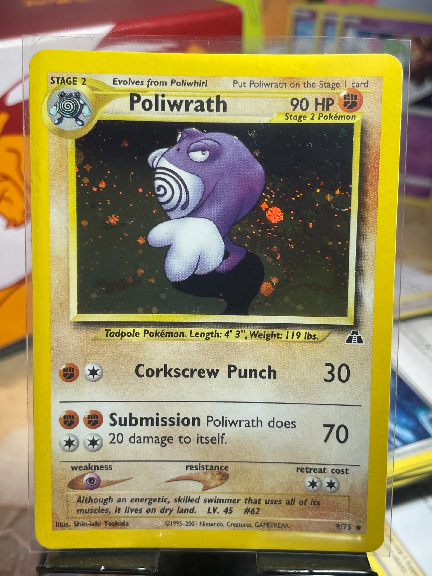 2001 Poliwrath #9 Neo Discovery [LP]