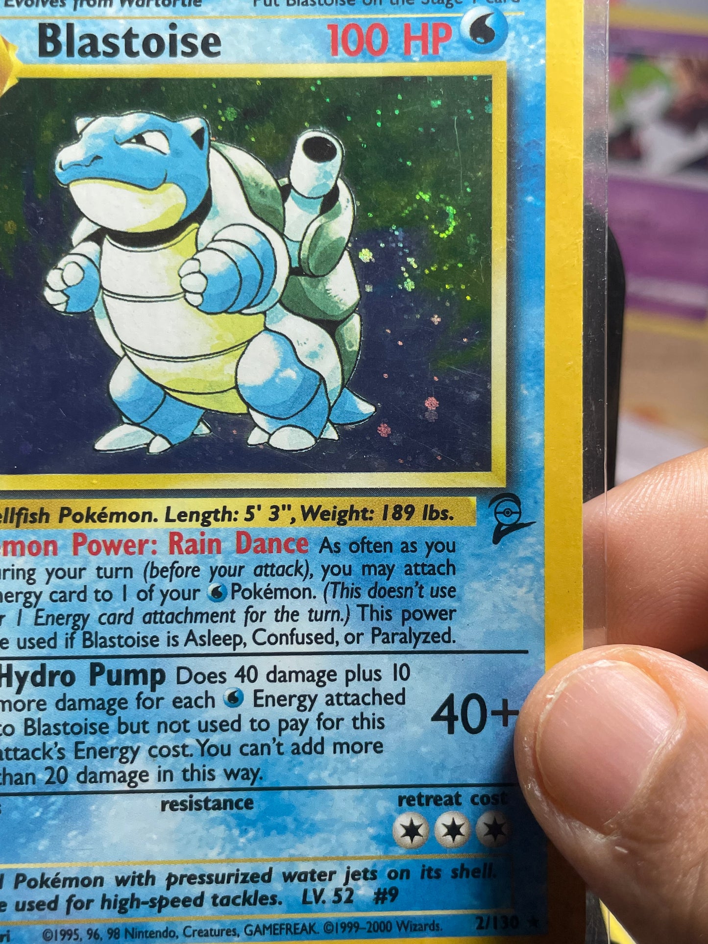 2000 Blastoise #2 Base Set 2 [LP-]