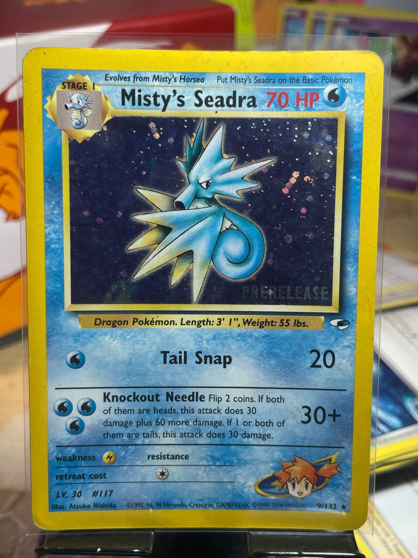 2009 Misty's Seadra #9 Team Rocket [Prerelease] [HP]