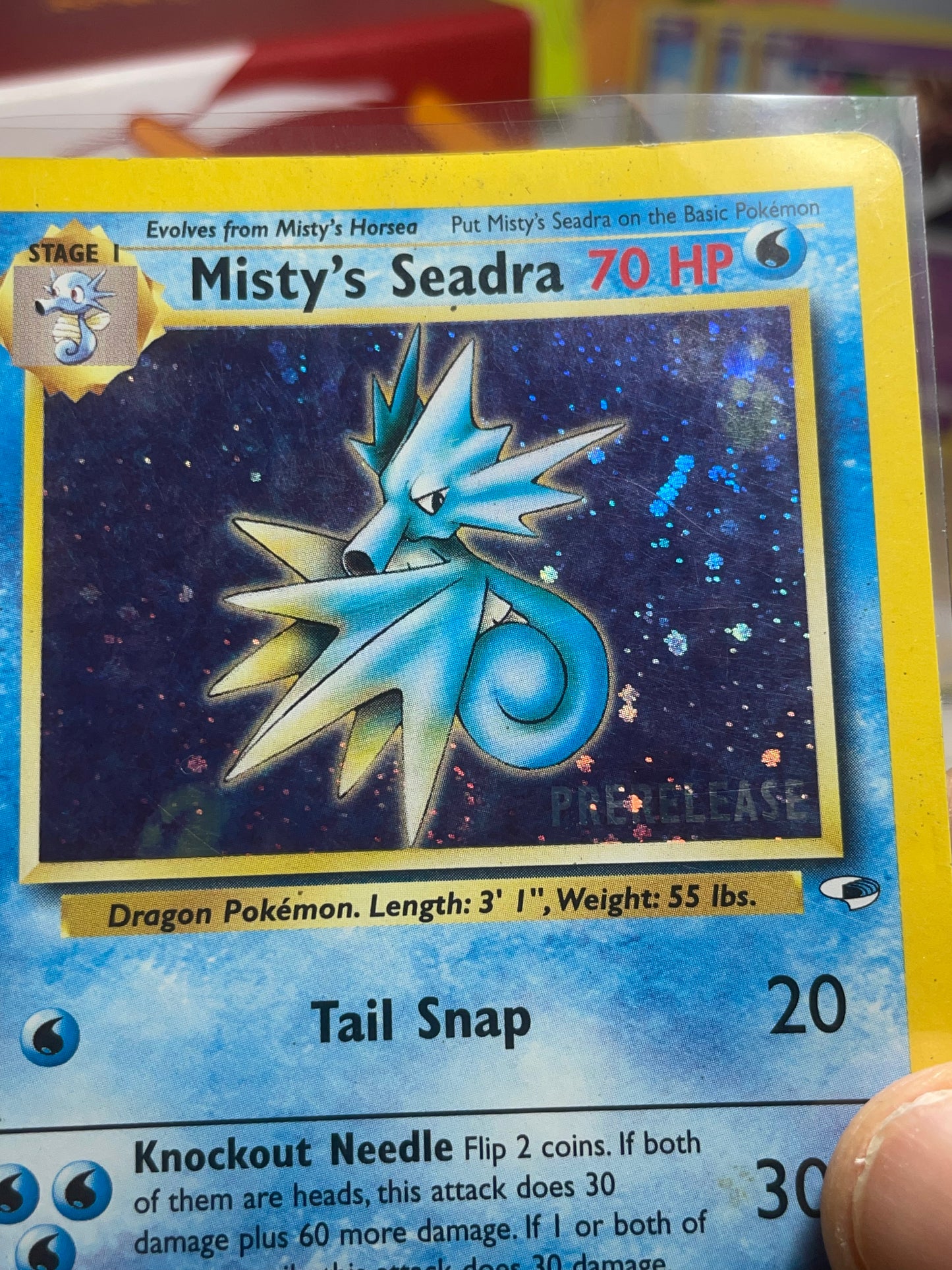 2009 Misty's Seadra #9 Team Rocket [Prerelease] [HP]