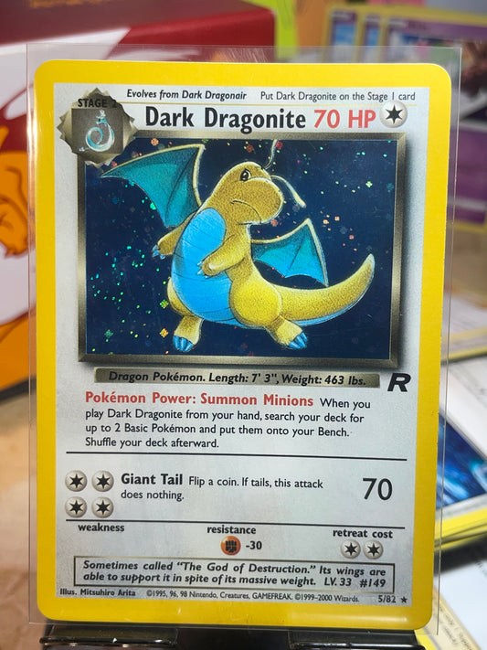 2000 Dark Dragonite #5 Team Rocket [LP+]