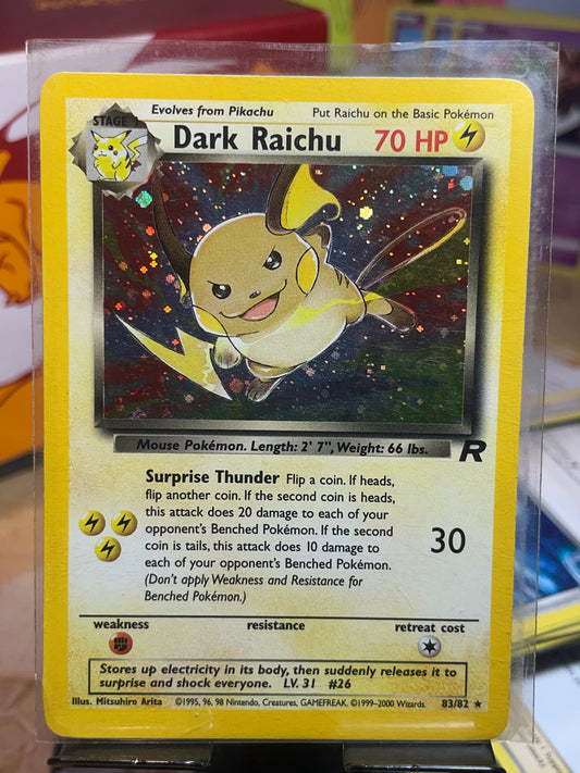 2000 Dark Raichu #83 Team Rocket [LP]